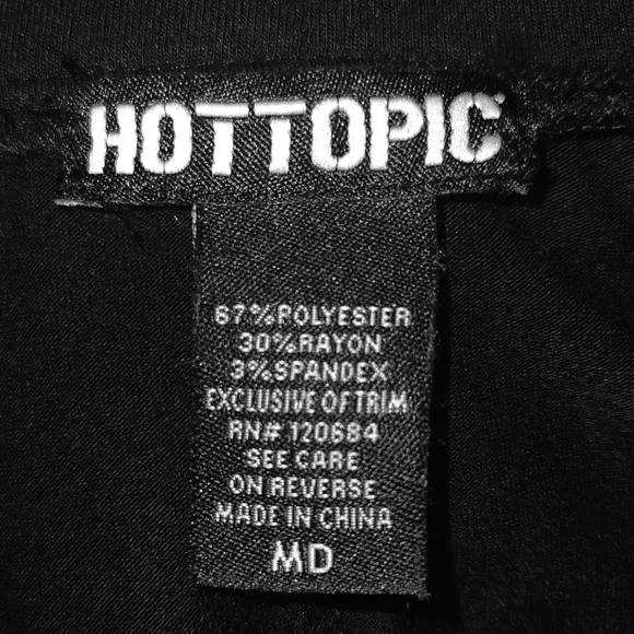 Hot Topic Black Garment - Picture 4 of 4